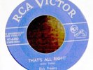 Elvis Presley-That's All Right-Canadian RCA 6380-ORIGINAL Blue Label-VG+ NICE