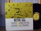 TADD DAMERON JOHN COLTRANE LP MATING CALL ORIGINAL PRESTIGE W. 50th D/G VG++