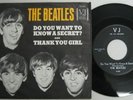 the BEATLES . . 45 Picture Sleeve   . . Do You Want To Know A Secret . EXCELLENT