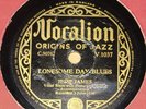 JESSE JAMES   SOUTHERN CASEY JONES   LONESOME DAY   RARE UK 78 RPM BLUES RECORD