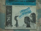 45T  RARE BOF L'AVENTURE C'EST L'AVENTURE FRANCIS LAI & JOHNNY HALLYDAY