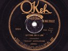 TEXAS ALEXANDER   Ok 8624    V-   Sitting On A Log / No More Women Blues