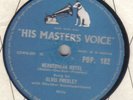 ELVIS PRESLEY - Heartbreak Hotel / I Was The One 78 rpm disc (A++ COND)