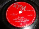 BLUES/ R&B- JOHNNY GUITAR WATSON- MODERN 78 RPM- OH BABY/ GIVE A LITTLE- LISTEN