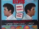 ELVIS PRESLEY, DOUBLE TROUBLE, WHITE LETTER STEREO, BONUS 8 X 10 CONCERT PHOTO