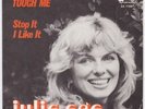JULIE EGE Touch Me RARE Norway 45 DISCO James Bond HEAR modern northern soul