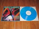 IRON MAIDEN MAIDEN SWEDEN RARE BLUE VINYL WHITE LABEL NWOBHM METAL ROCK LP CLUB