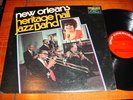 NEW ORLEANS HERITAGE HALL JAZZ BAND VINYL RECORD LP SIGNED BY 5