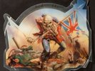 IRON MAIDEN = THE TROOPER, CUT SHAPED PICTURE DISC SINGLE = VERY RARE = AS NEW