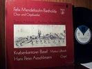 BOYS CHOIR Church Choir BASEL - BASLE SWISS boy treble soprano MENDELSSOHN