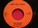 TORI ELLEN AMOS 45- Baltimore  ORIGINAL Debut Record on MEA 1980 HEAR