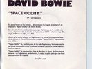 SP VINYL 45T  - DAVID BOWIE - SPACE ODDITY / THE WHO SOLD THE WORLD