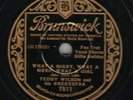 78 RPM Billie Holiday with Teddy Wilson Brunswick 7511 in E-