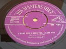 ELVIS PRESLEY - I WANT YOU, I NEED YOU , I LOVE YOU - HIS MASTER´S VOICE - UK