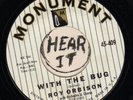 ROCKABILLY BW/ DOOWOP TEEN--MONUMENT--ROY ORBISON--HEAR BOTH