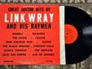 LINK WRAY and his Raymen VERMILLION LP Great Guitar Hits CLEAN