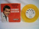 CHUBBY CHECKER Parkway Records P-811 45 RPM YELLO Picture Sleeve THE TWIST