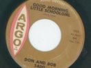 NORTHERN / R&B -- DON & BOB   GOOD MORNING LITTLE SCHOOLGIRL  {ARGO}