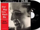 ELVIS PRESLEY Any Way You Want Me RCA extended play 965 Rock n' Roll VG+/++