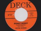Early 60s R&R Novelty Mover WAYNE COCHRAN Monkey Monkey DEC 151 VG+ Listen Now