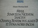 Archiv Stereo 3-Record Boxed Set 2710001 Bach/Missa Symbolum Nicenum Sanctus NM-