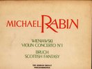 Angel ANG 35484 Michael RABIN Wieniawski Violin Ct #1 Bruch BOULT dowel spine LP