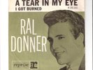 RARE 1963 RAL DONNER 45 RPM W/SLEEVE I Got Burned a Elvis Presley Sound alike