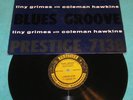 VG+ TINY GRIMES W/COLEMAN HAWKINS BLUES GROOVE LP PRESTIGE 7138 RVG DEAD WAX
