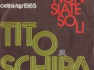TITO SCHIPA-IO ED IO SOLO ( RARO 7' ITALY PRESS)