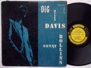 MILES DAVIS SONNY ROLLINS Dig PRESTIGE 7012 DG MONO W 50TH NYC JAZZ LP