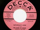 SONS OF ADAM   Saturday's Son / Better Man Than I   Decca promo   garage HEAR