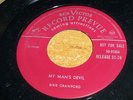 Bixie Crawford My Man's Devil blues promo 45