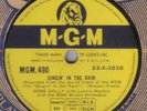 GENE KELLY - Singin' In The Rain / All I Do Is Dream Of You 78 rpm disc (A++)
