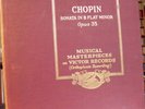 SERGE RACHMANINOFF PLAYS CHOPIN PIANO SONATA #2