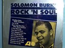 SOLOMON BURKE ROCK & SOUL ULTRA-RARE ORIG '65 ATLANTIC STEREO LP wSHRINK NR MINT