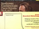 6lp arturo benedetti michelangeli schumann/ravel/beethoven ex+/nm covers sticker