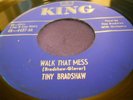 Rare 45 Tiny Bradshaw One, Two, Three, Kick Blues & Walk That Mess on King 4427