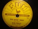 Elvis Presley 78 Good Rockin Tonight I Don't Care if the Sun Don't Shine Sun 210