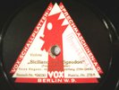 78rpm ANNA HEGNER Violin KREISLER-FRANCOEUR - RARE GERMAN ACOUST. VOX
