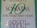 SZIGETI - ARRAU - BEETHOVEN SONATAS PIANO VIOLIN  RCA VANGUARD 4 VINYL LPs MINT