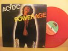 AC/DC POWERAGE CANADIAN RED VINYL ORIGINAL LP RECORD ANGUS / BON SCOTT
