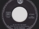 Elvis Presley SINGLE,IT IS NO SECRET-GERMAN-1961,RARE 