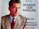 Karajan - Sibelius Symphony no.2 SAX 2379.Columbia Silver / Blue Label.stereo