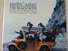 BEACH BOYS SURFIN SAFARI MONO LP RECORD ALBUM - 1962 CAPITOL RAINBOW PRESS