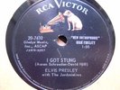 ELVIS PRESLEY's LAST 78 RPM 1958 w JORDANAIRES I GOT STUNG/ ONE NIGHT E COND  78