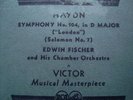 1938 Berlin Edwin Fischer Chamber orchestra  HAYDN Symph 104 D Maj 
