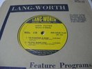 LEON PAYNE DJ Copy Lang-Worth 17 Sweethearts Or Strangers / I'd Still Want You