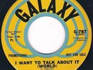FUNK 45 DEBONAIRES I want to talk about it GALAXY HEAR