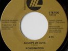 rare Modern Soul Boogie 45 KOMBINATION accept my love
