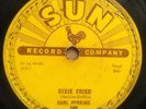 78 RPM R&B CARL PERKINS: Dixie Fried/I'm Sorry I'm Not Sorry SUN records 1954